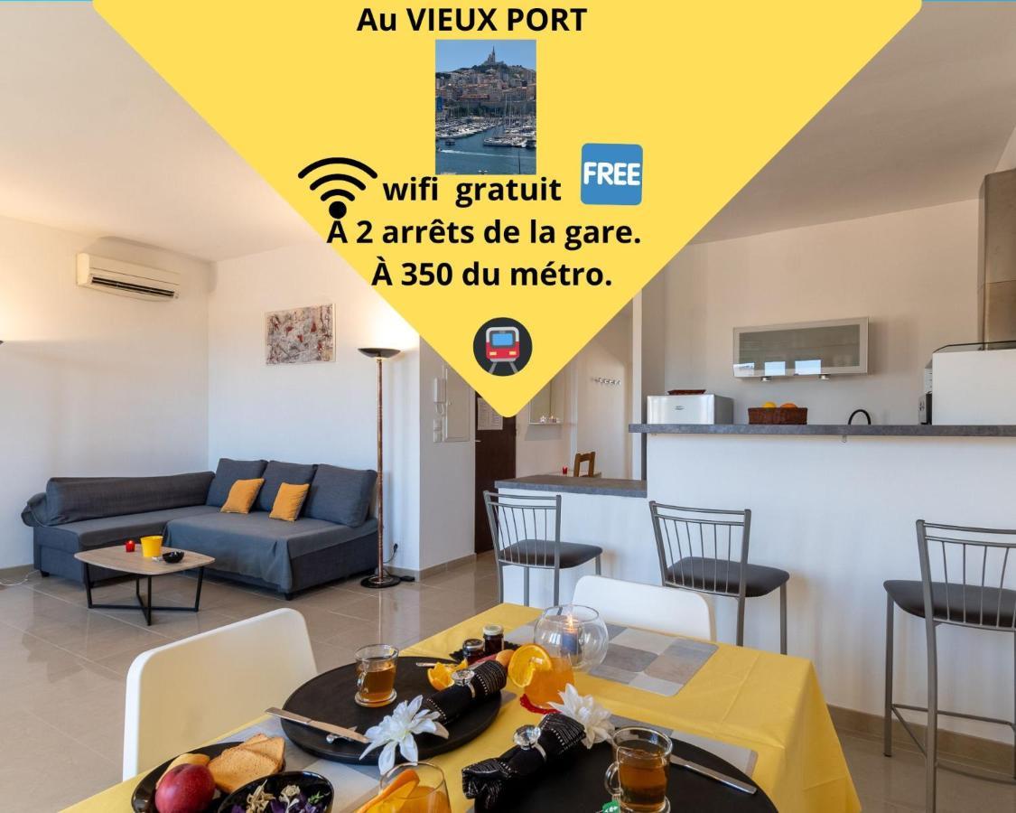 Appartement Celebre Vieux Port, Marseille Extérieur photo